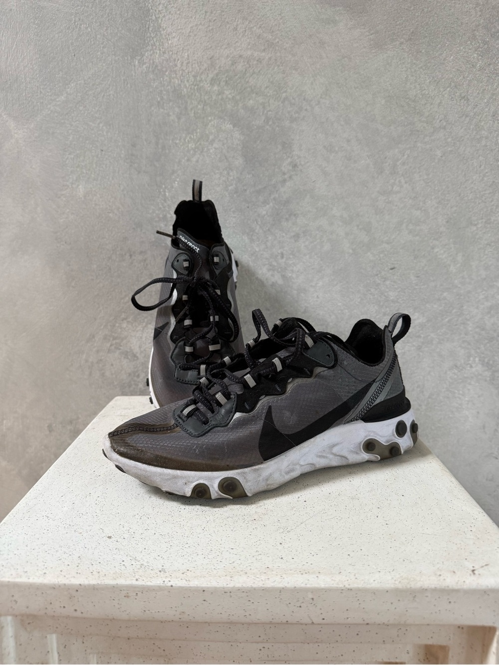 Nike Men's Sneakers Gray Black White